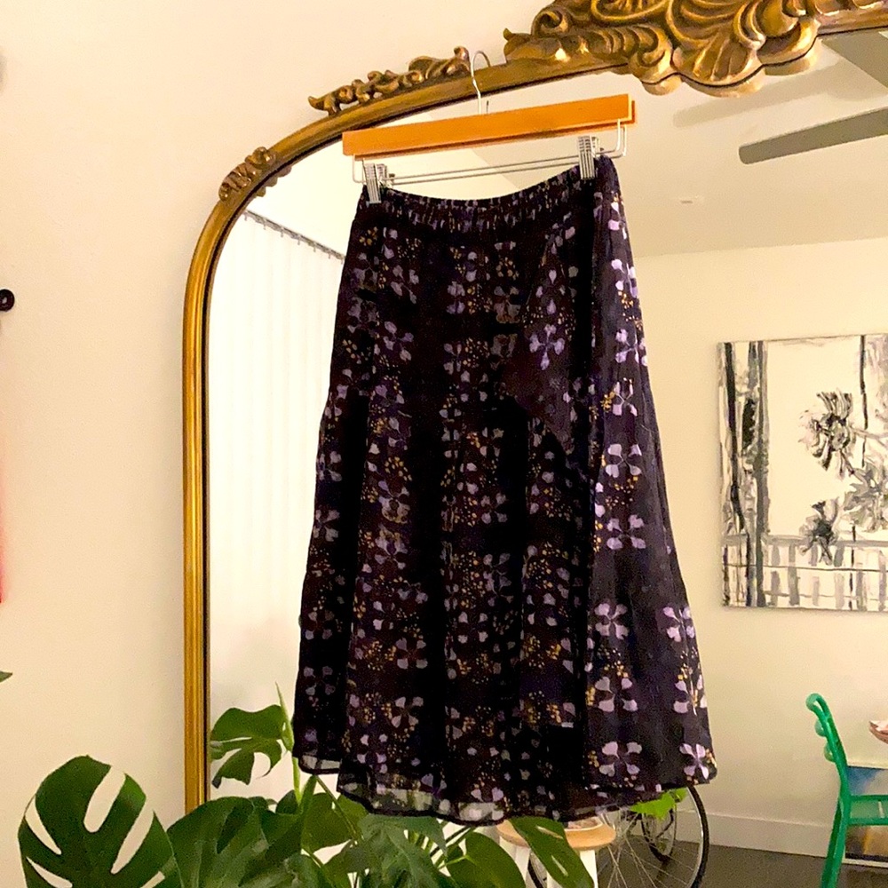 LAST CALL BEFORE I GIVE IT AWAY — BA&SH Helen floral Skirt— S French size 1 —NWT